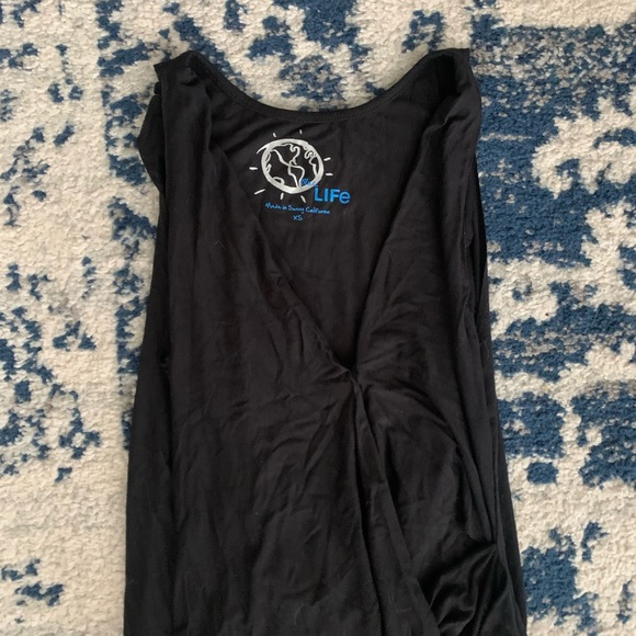 Draped Little Black Dress - Picture 2 of 3